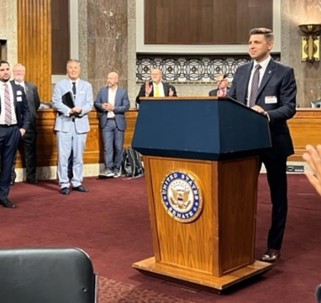 Tab 8 Wwp Government Affairs Deputy Director Aleks Morosky Speaks At A Congressional Reception For The Honoring Our Pact Act