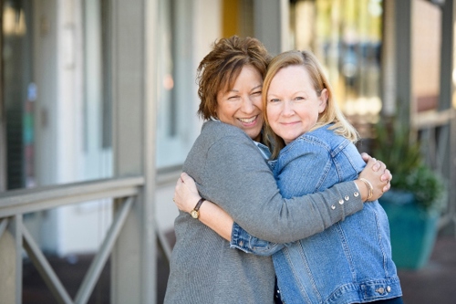 Warrior caregivers Jennifer Jenkins and Cindy Parsons 