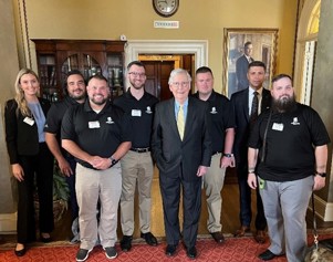 Tab 12 Joshua Jordan Meets With Senate Majority Leader Mitch Mcconnell To Advocate For The Major Richard Star Act