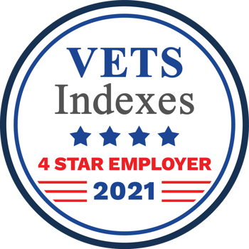 Vets Indexes 4-Star Employer 2021 Award