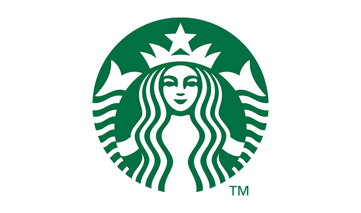 Starbucks logo.