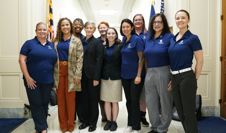 Women Warriors At The US Capitol Building