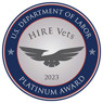 Hire Vets Platinum Medallion Award