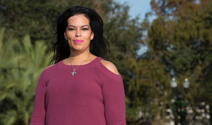 Headshot of wounded warrior Yomari Cruz.