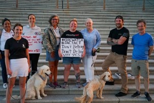 Veterans And Vsos Conduct A Fire Watch Vigil Outside The Capitol