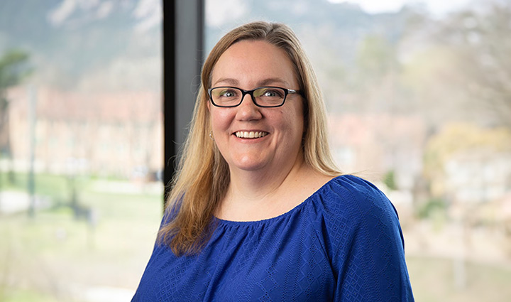 Amanda Freeberg Donovan, executive director at the Don and Lorraine Freeberg Foundation, smiles at the camera.