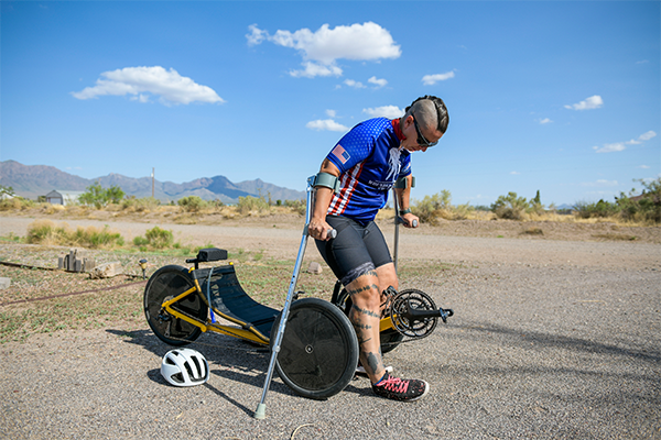 Beth King - wounded female veteran