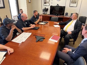 Tab 6 Warriors Meet With Senate Committee On Veterans Affairs Chairman Jon Tester