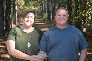 Caregiver April Marcum And Her Husband Tom